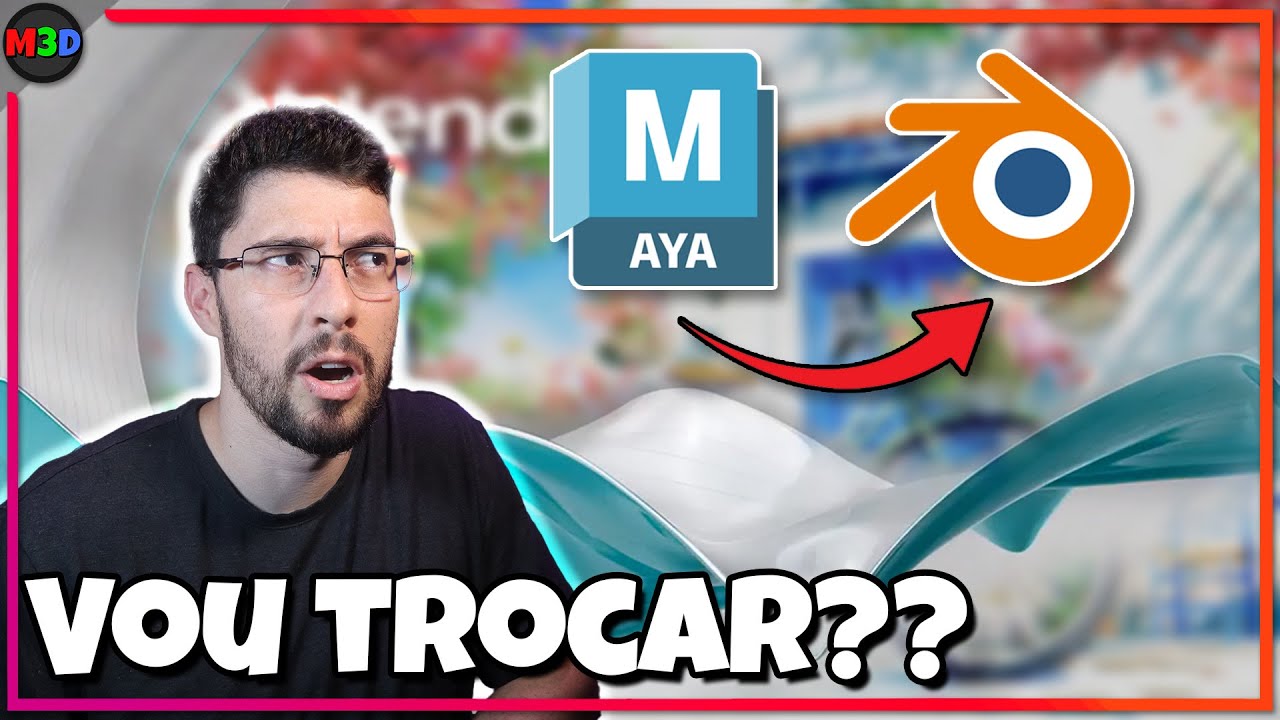 Animador do MAYA tentando  Blender pela primeira vez