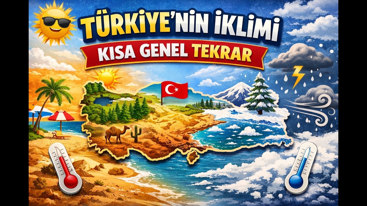 Türkiye'nin İklimi Kısa Genel Tekrar