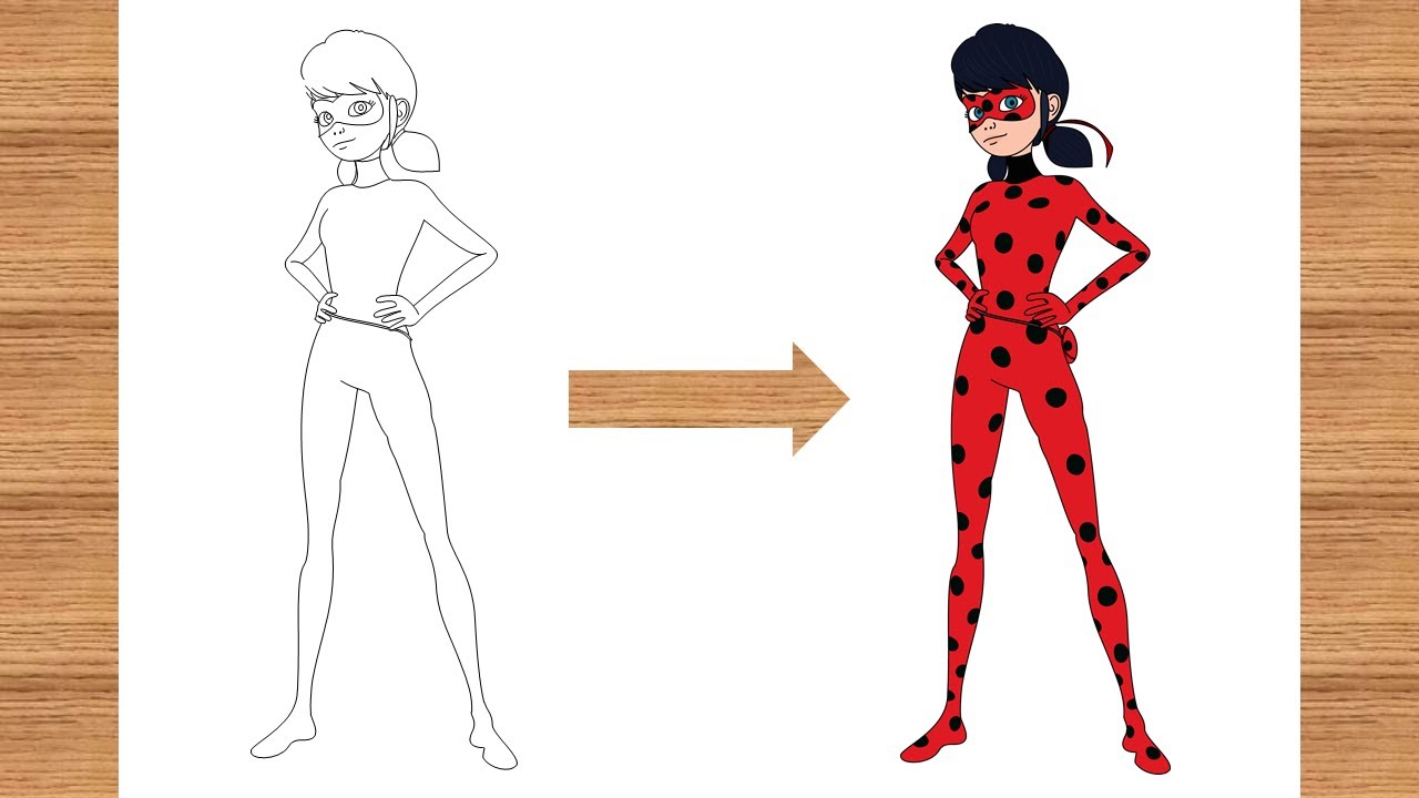How To Draw Ladybug From Miraculous Step By Step / Easy Drawing / Tamanna ' s Drawing