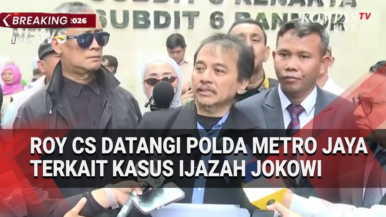 Roy Suryo Datangi Polda Metro Jaya terkait Kasus Ijazah Jokowi