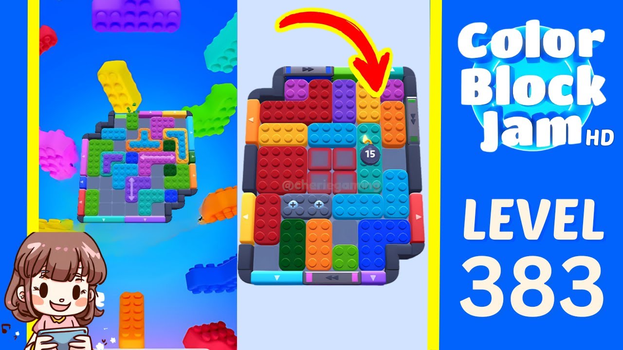 Color Block Jam Level 383 Solution Walkthrough