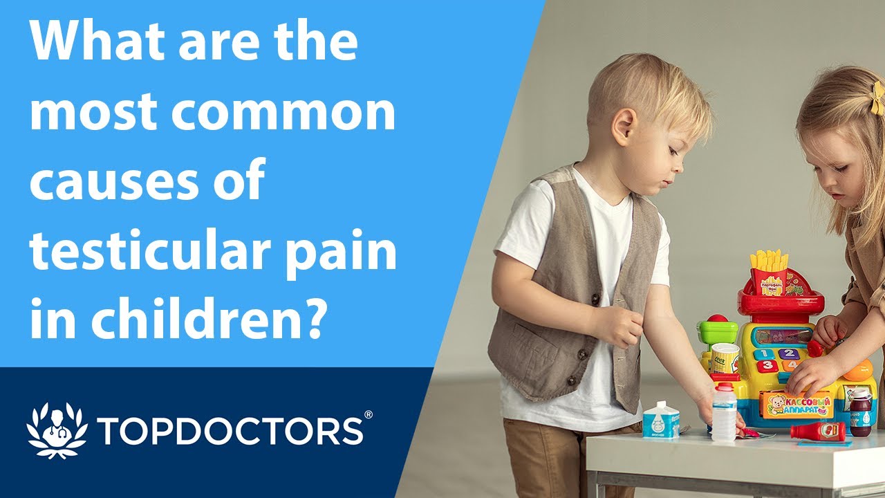What are the most common causes of testicular pain in children?