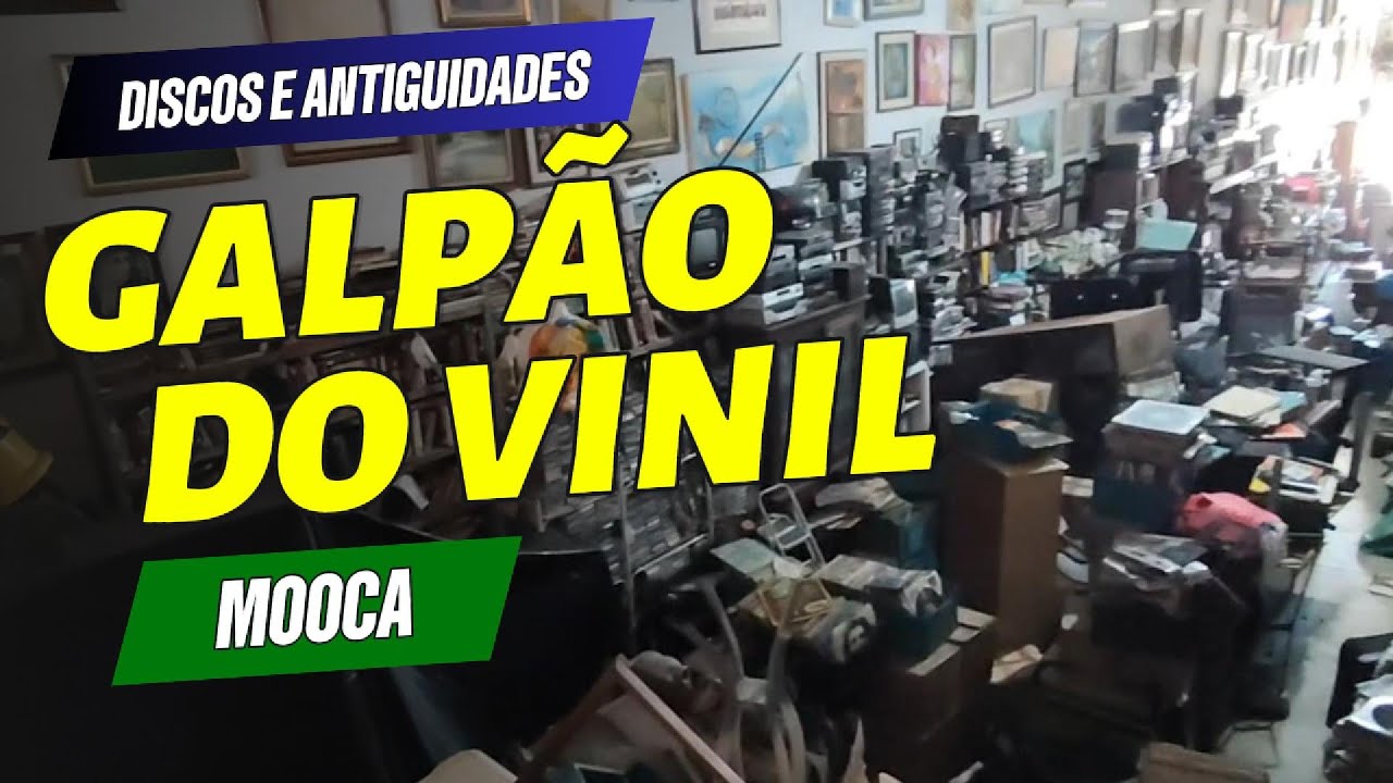 GALPÃO DO VINIL na Mooca: Garimpo Raiz para Discos de Vinil, LP CD DVD K7 VHS Livros e Antiguidades