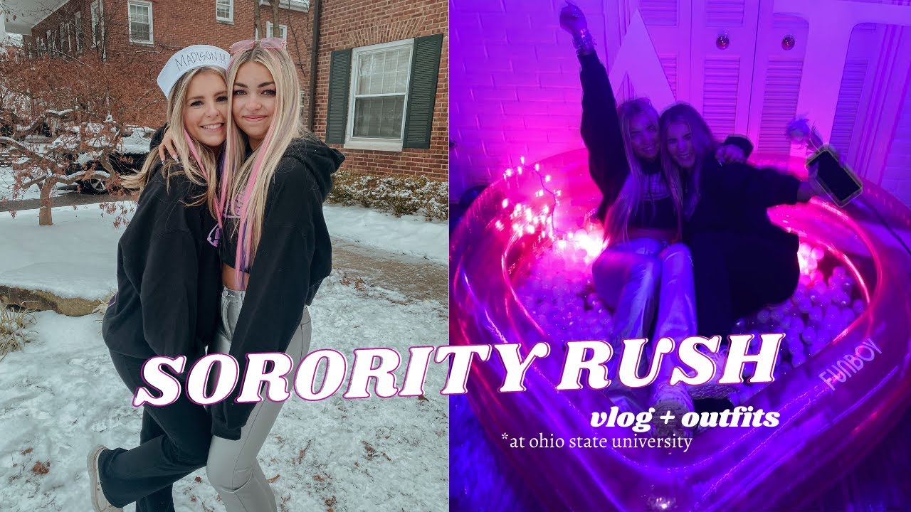 rush week vlog | the Ohio State University