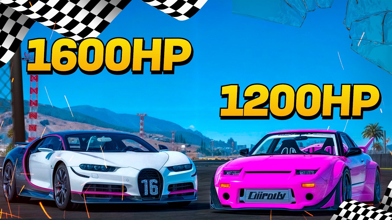 Retamos Un Chiron De 1600HP Con Un 240sx De 1200HP