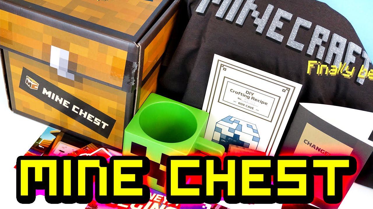 Mine Chest May 2016 Unboxing - Official Minecraft Monthly Subscription Box