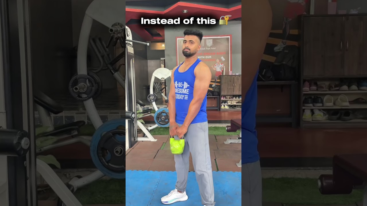 Form correction of kettle bell swing #trending #formcorrection #ytshorts #kettlebell