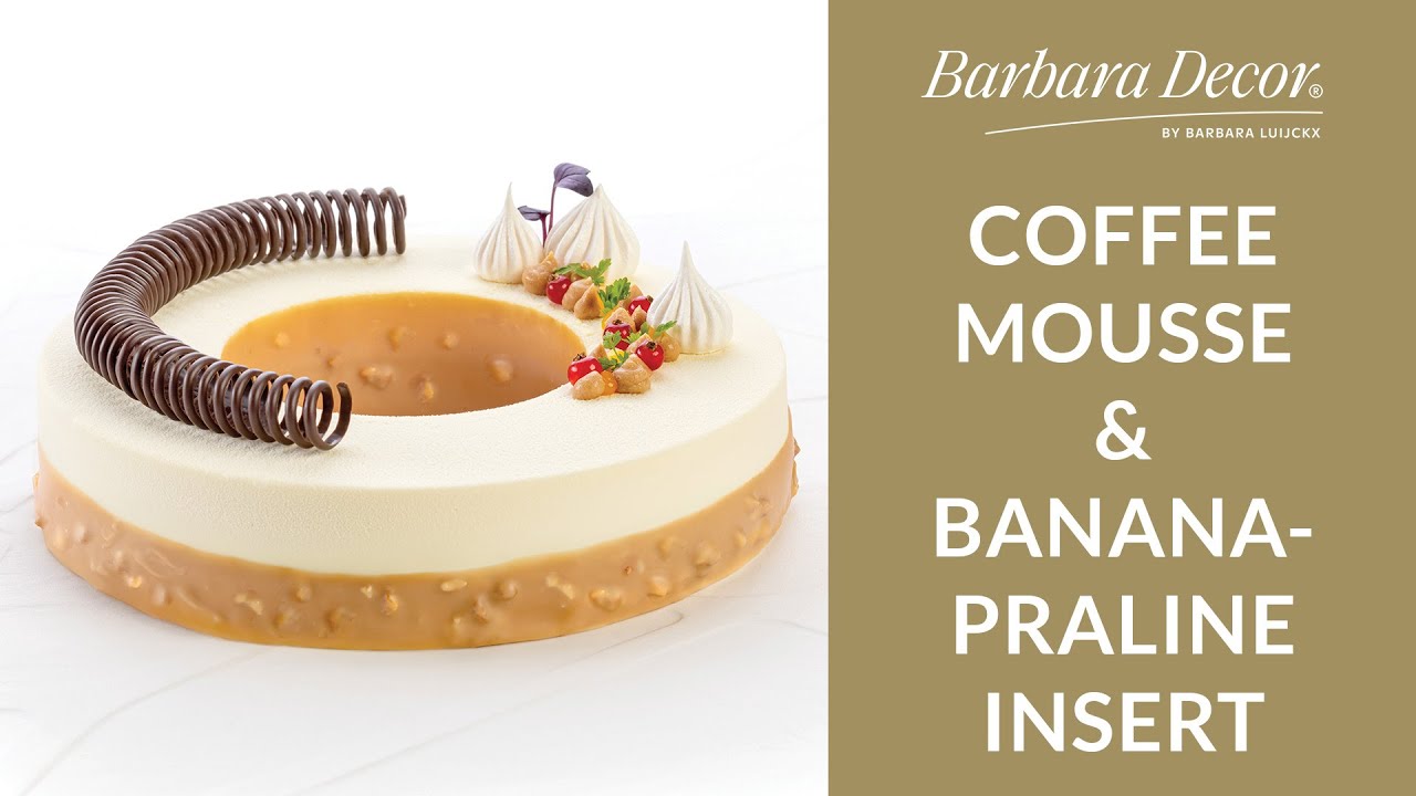 Grillage Mousse cake | Coffee mousse & Banana-praline insert | Barbara Decor