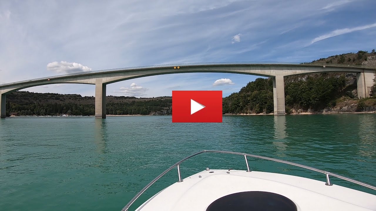 Une belle croisière sur le Lac de Vouglans le 25-07-2020 avec Dudu