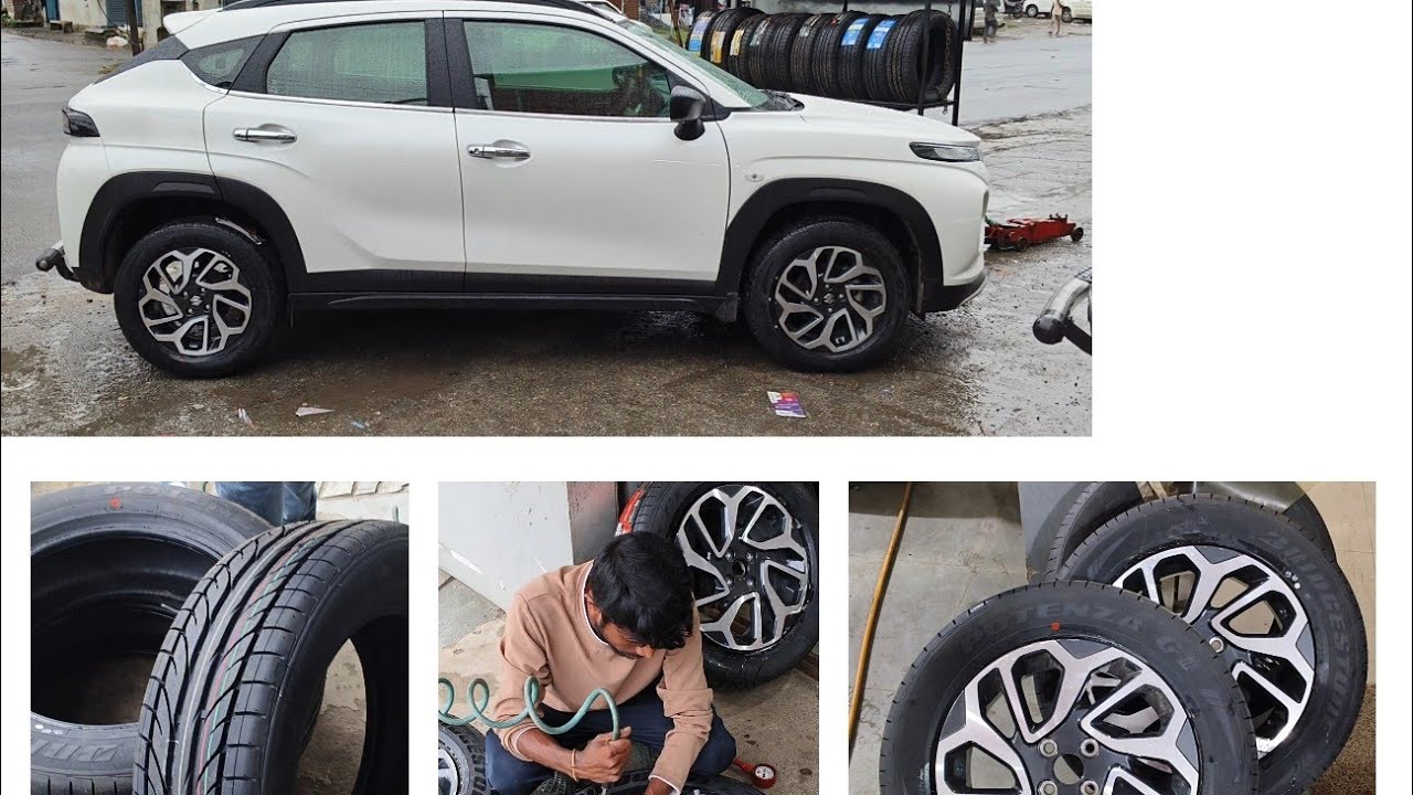 FRONX Alloy Wheel and Tyre installation Base to Top modification......