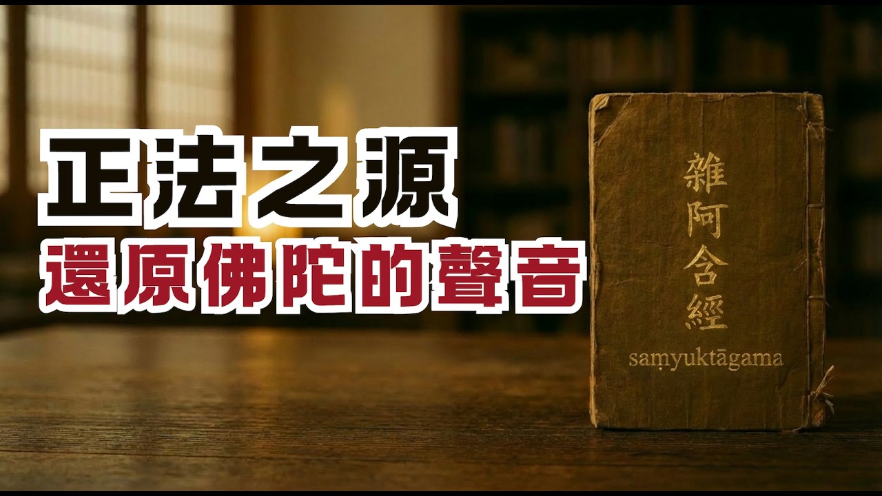 正法之源：深入解讀《雜阿含經》最原始的核心智慧｜尋道分享