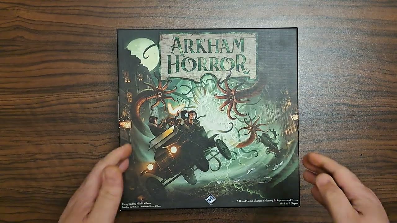 Arkham Horror 3ed - Какво има в кутията и подреждането.