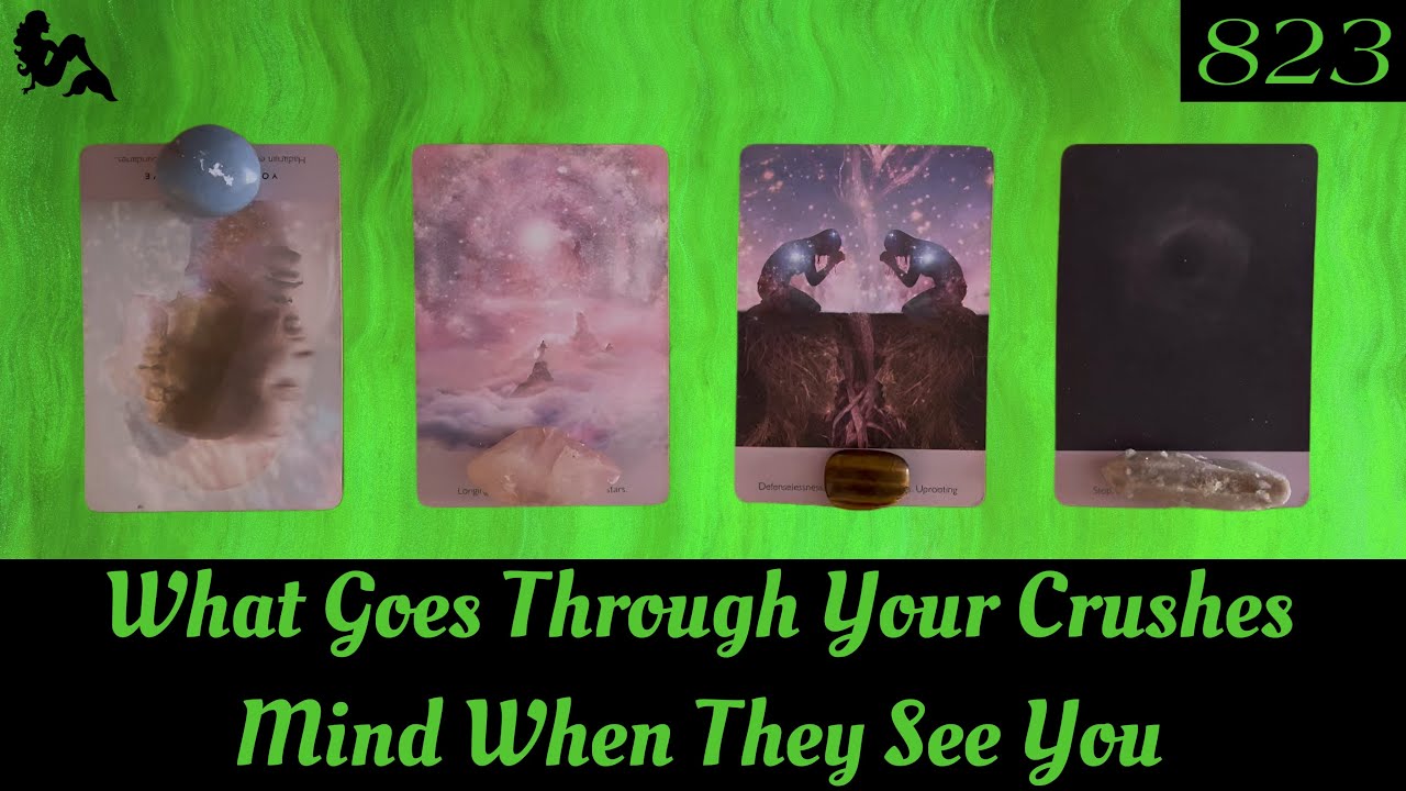 Pick A Card - What Goes Through Your Crushes Mind When They See You?🤔💭🫣 Tarot Reading