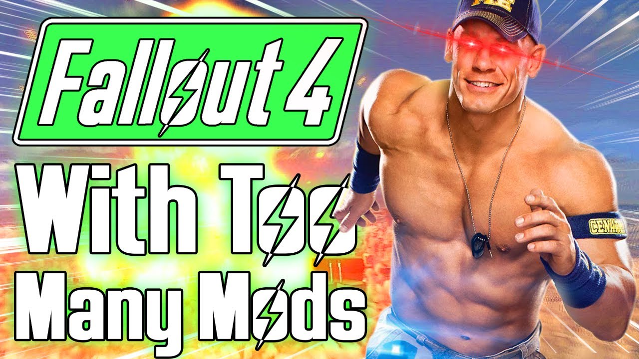 BREAKING FALLOUT 4 WITH CURSED MODS - Modded Fallout Is A Perfectly Balanced Game With No Exploits