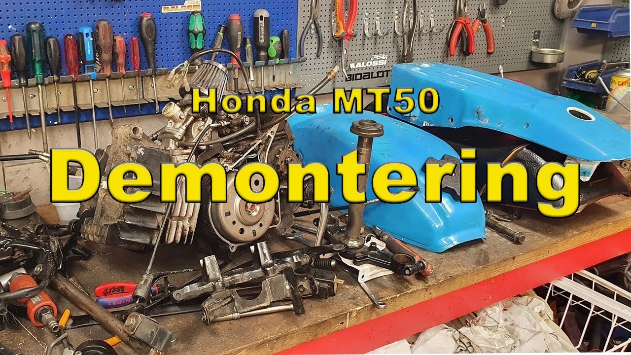 Honda MT50 Renovering - BYGGSERIE - DEL 3 - DEMONTERING!