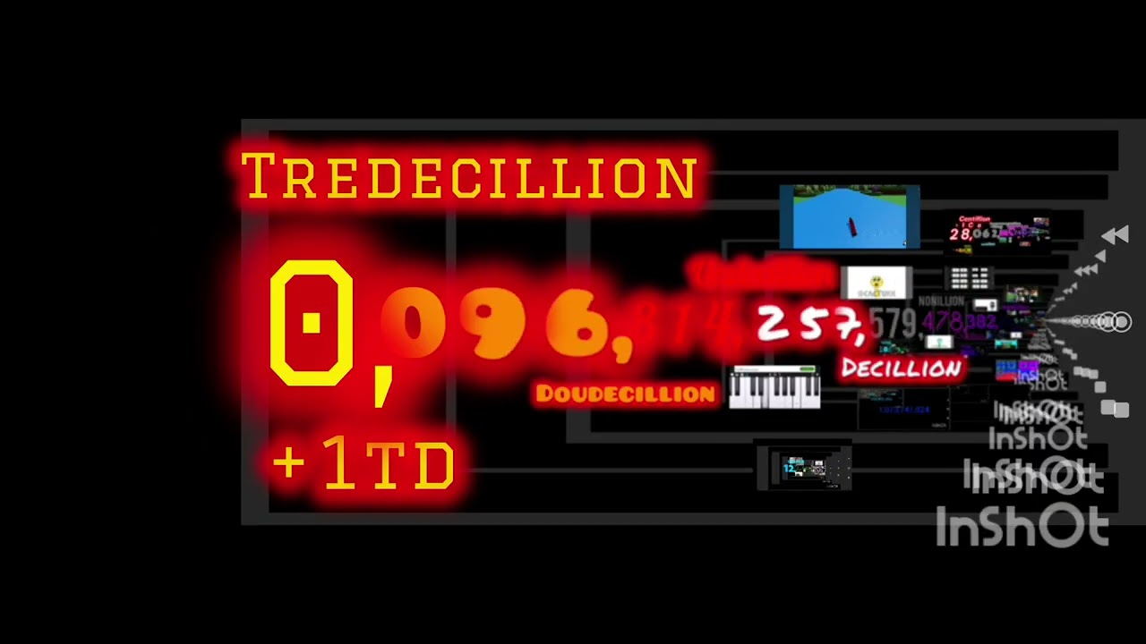 Numbers whit sound 1 to 1 quindecillion