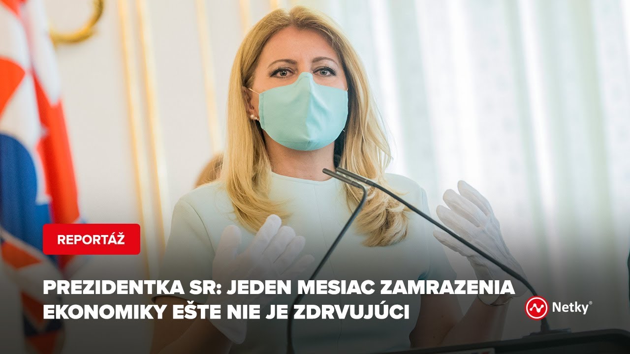 Zuzana Čaputov&aacute;: Jeden mesiac zamrazenia ekonomiky e&scaron;te nie je zdrvuj&uacute;ci