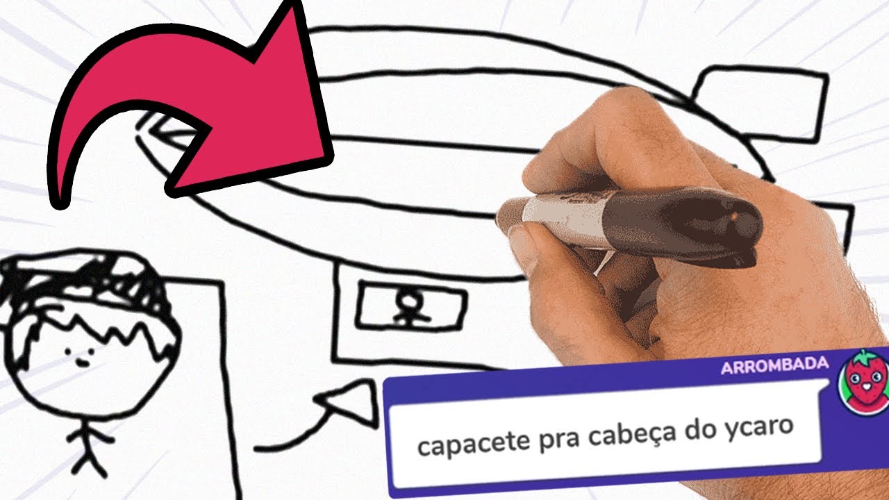Lil cabeça e seus amigos desenhando coisas peculiares e específicas