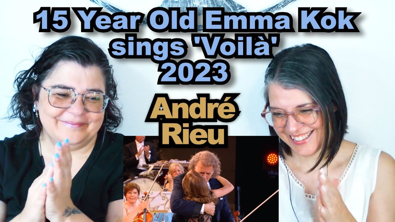 TEACHERS FIRST TIME REACTION | 15 Year Old Emma Kok Sings Voilà – André Rieu, Maastricht 2023