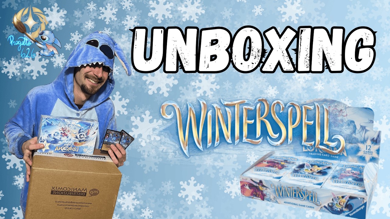 Incanto d'inverno UNBOXING - Apriamo un box di Disney Lorcana