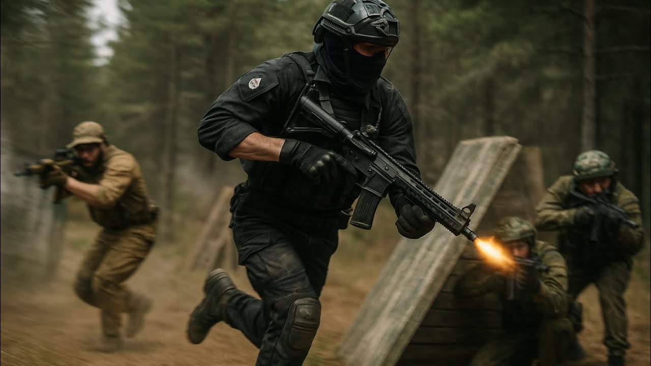 Outdoor Airsoft Field Mayhem - Nonstop Action!