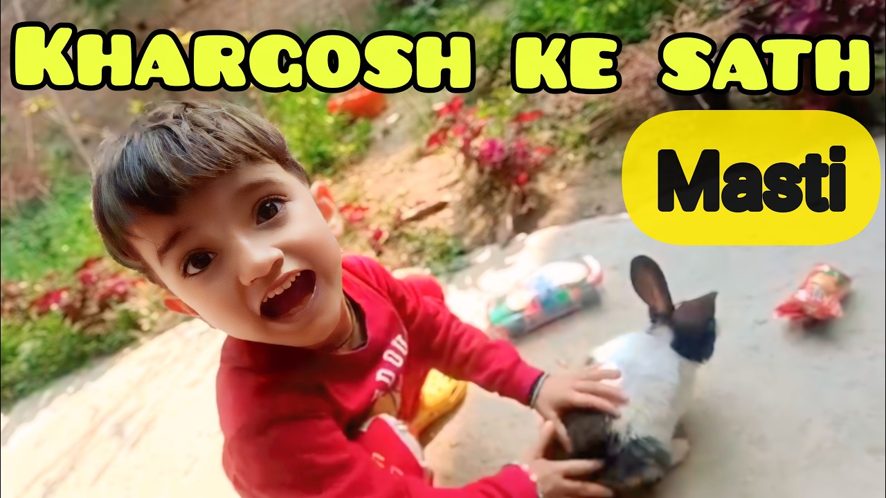 Khargosh Ke Sath Soni Ki Masti 😍 | Nazo Ka Nazariya vlogs | #dailyvlog 