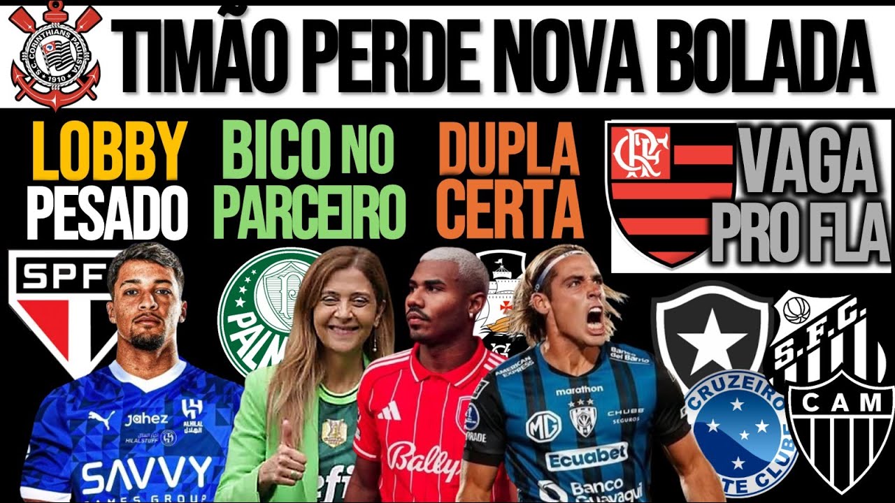VERDÃO DISPENSA| SP: LOBBY POR M. LEONARDO| TIMÃO PERDE BOLADA| FLA NO MATA-MATA| CRU, CAM, VAS, SAN