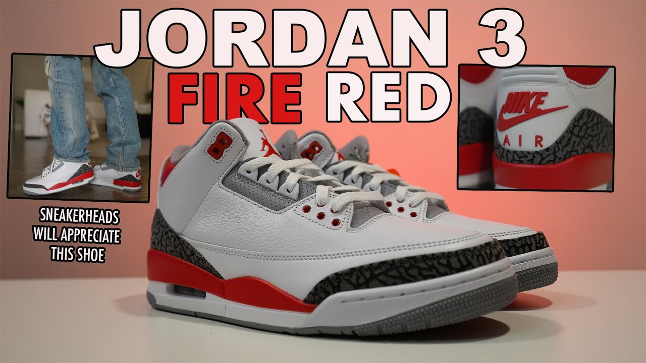 Jordan 3 Fire Red 2022 Review | On Feet | Sizing