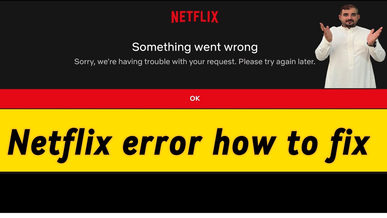 How to fix Netflix error on android tv