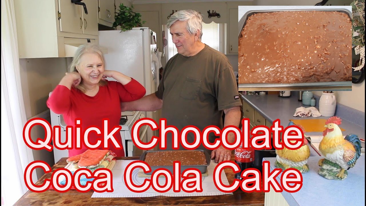 Quick Coca Cola Cake for Marie's Birthday  Fast and Easy Recipe