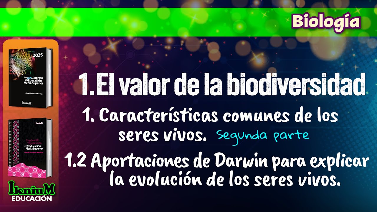 Biología - Tema 1.1 y 1.2 - IkniuM Media Superior