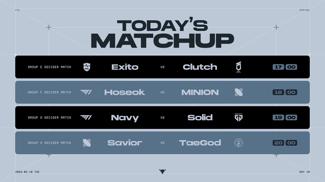 T1 Navy vs GCT Solid | GROUP G DECIDER MATCH | 2026 FSL SPRING