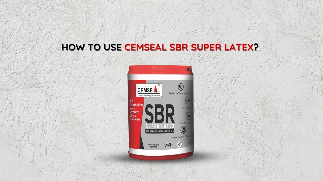 Application: How to use SBR Super Latex (Waterproofing & Repairs)? #cemseal #sbr