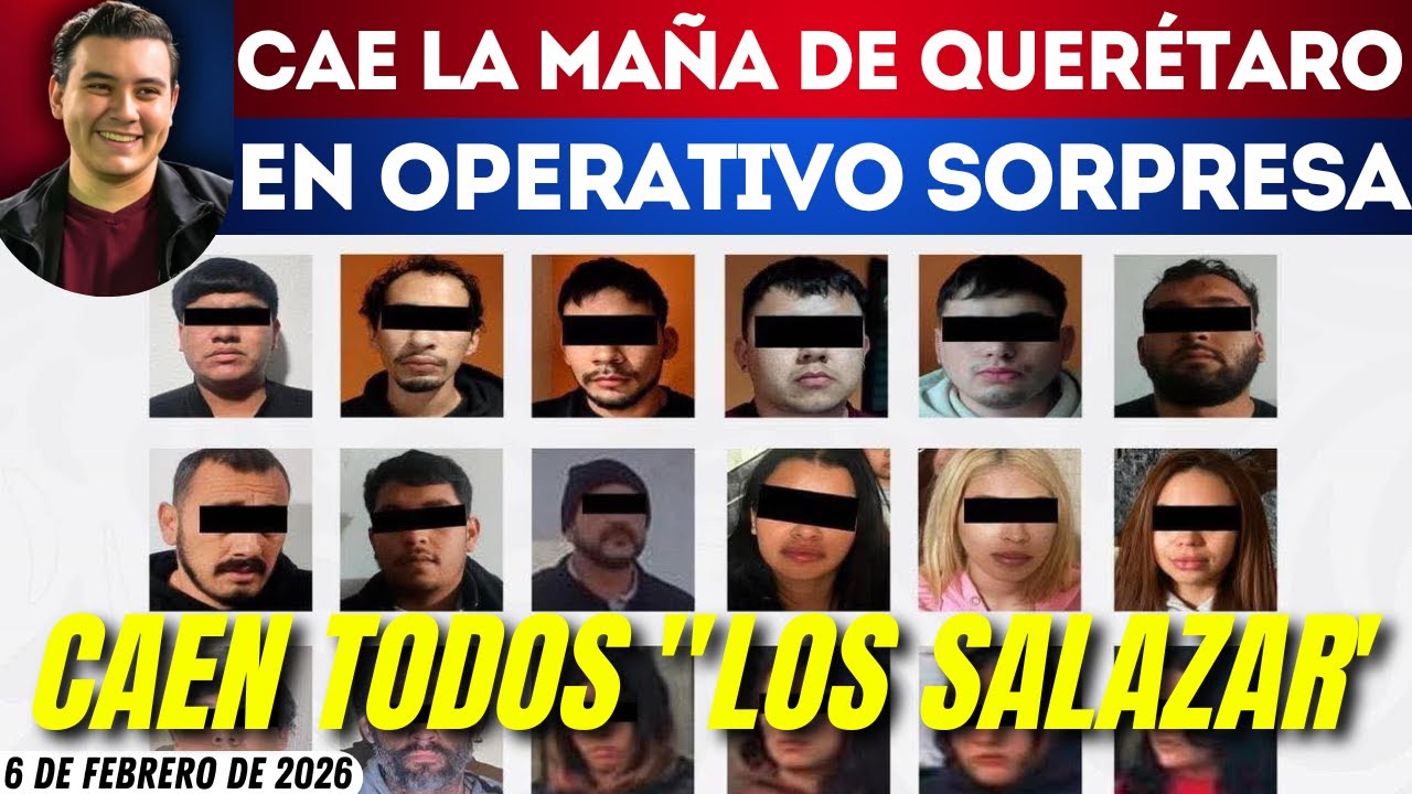 #SinMáscaras | CAEN 30 LÍDERES CRIMINALES EN OPERACIÓN QUERÉTARO: BRAZO DEL C4RT3L JALISCO