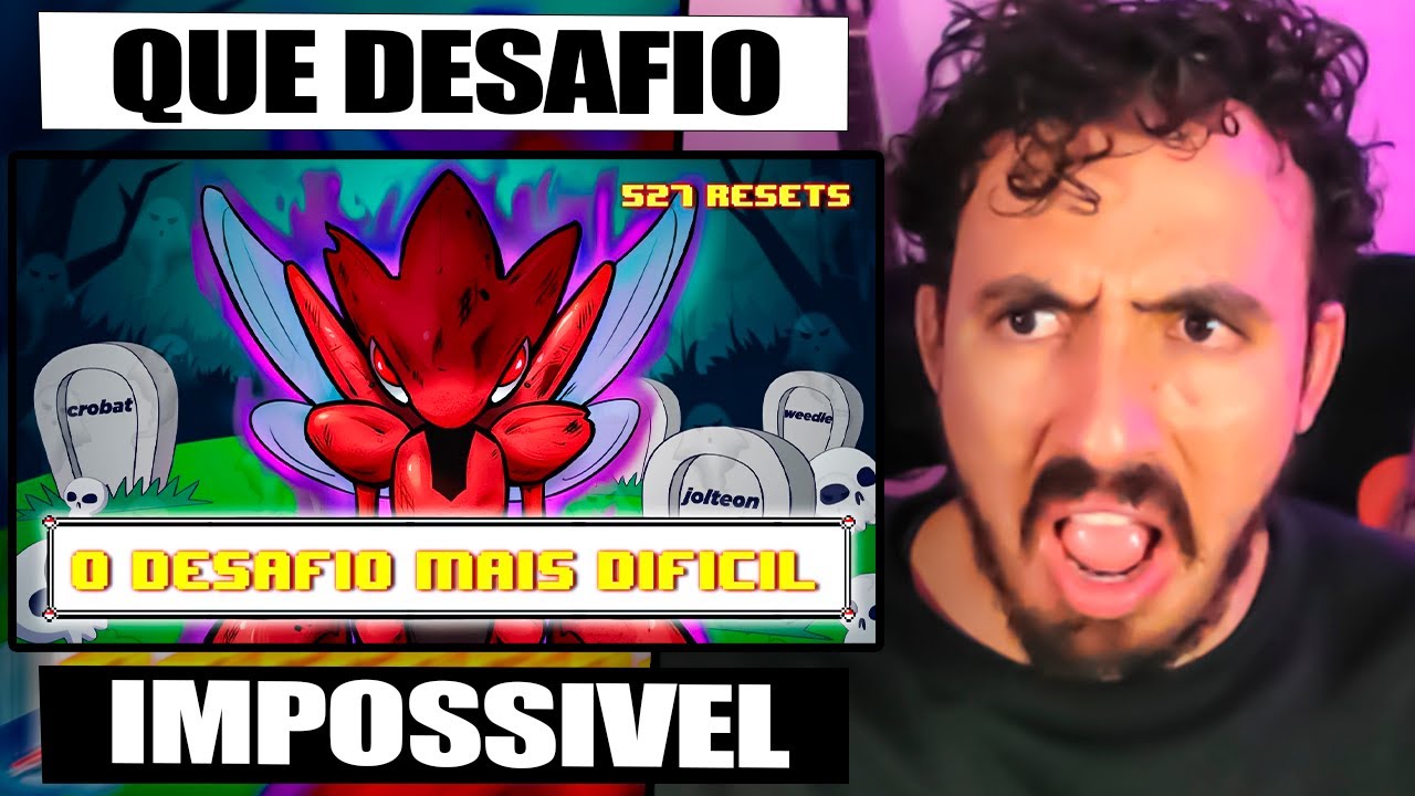 Como eu Venci o Desafio Mais DIFÍCIL de POKEMON FIRERED (Kaizo Ironmon) | Leozin React