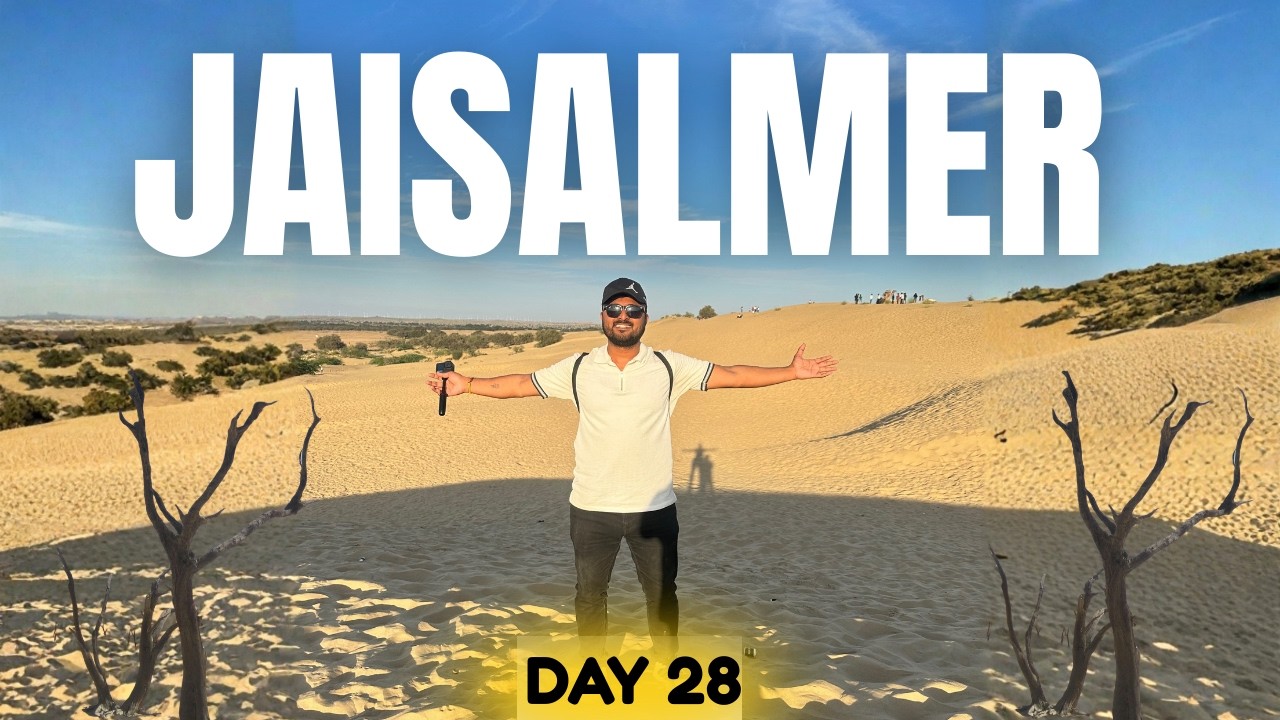 Golden City Jaisalmer Vlog 🏜️ | Fort, Desert Safari, Budget Stay & Complete Travel Guide