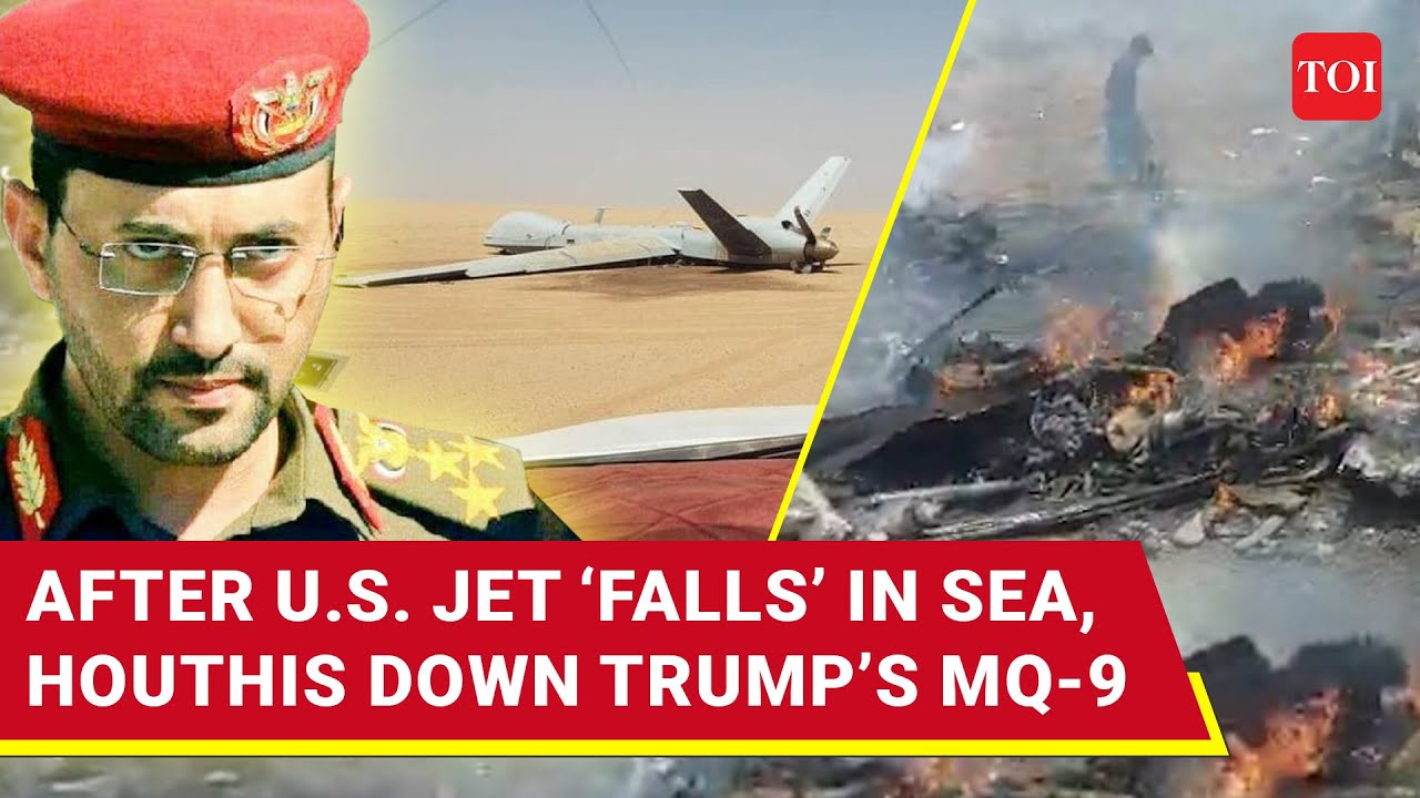 ’Seventh US Drone Downed’: After American Jet ‘Falls Evading’ Houthi Fire, Yemeni Group Downs MQ-9