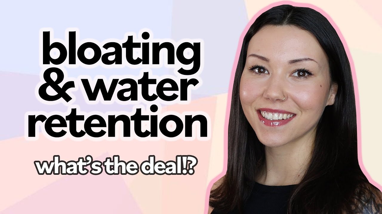 BLOATING & WATER RETENTION before your period? Here's Why + What To Do About It!