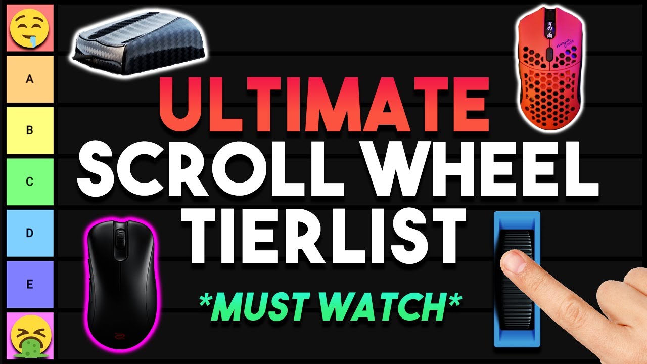 ULTIMATE SCROLL WHEEL TIER LIST! Ranking EVERY Scroll Wheel (WHAT IS WRONG WITH ME?)