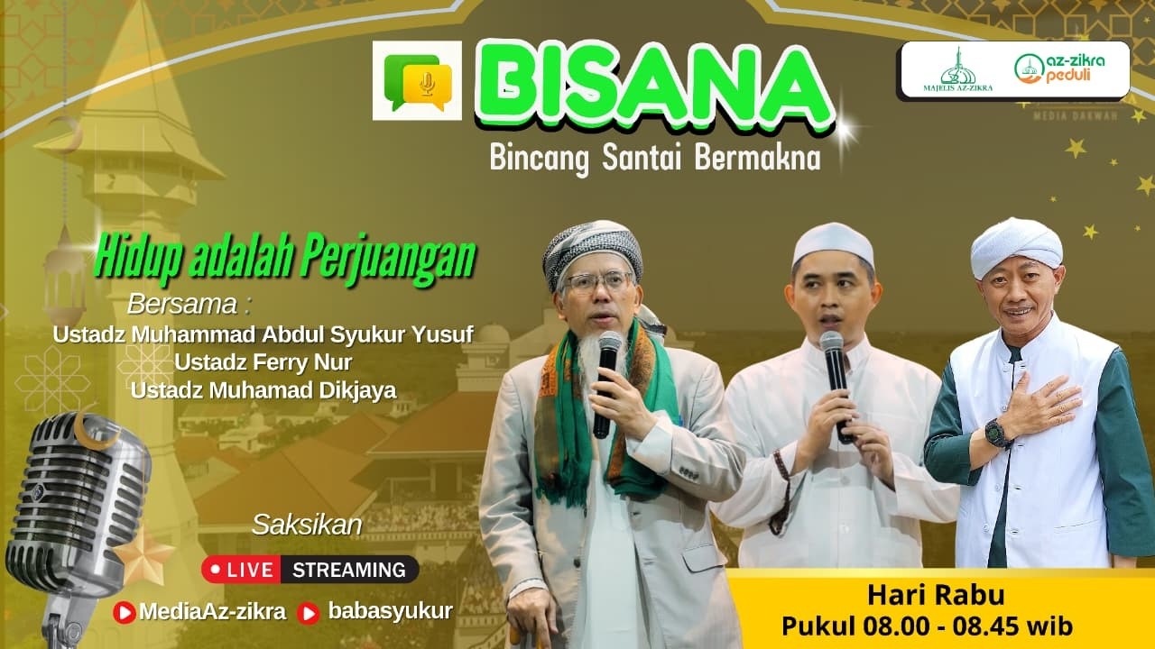 🔴 LIVE BISANA | Bincang Santai Bermakna: Hidup Adalah Perjuangan