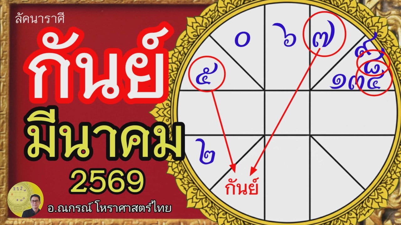 ลัคนาราศีกันย์ ดาวประจำตัวอาศัยกำลังบุญ มีนาคม2569