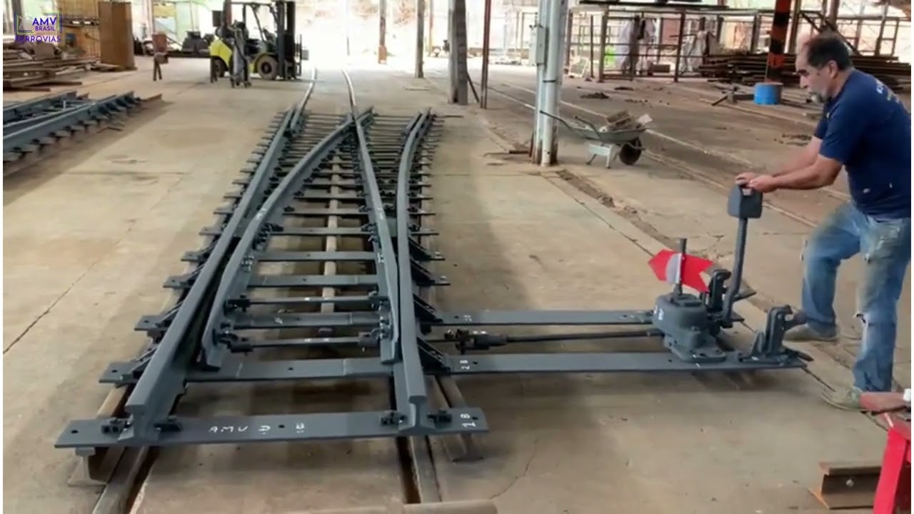 AMV Brasil Ferrovia: Aparelho de Mudança de Via - Como funciona?