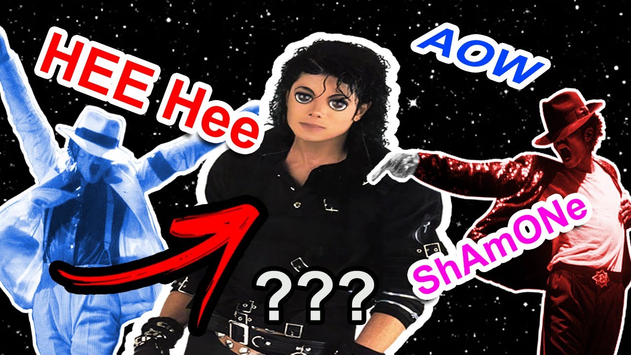 Every variation of Michael Jackson grunts (Hee hee Aow Shamone)