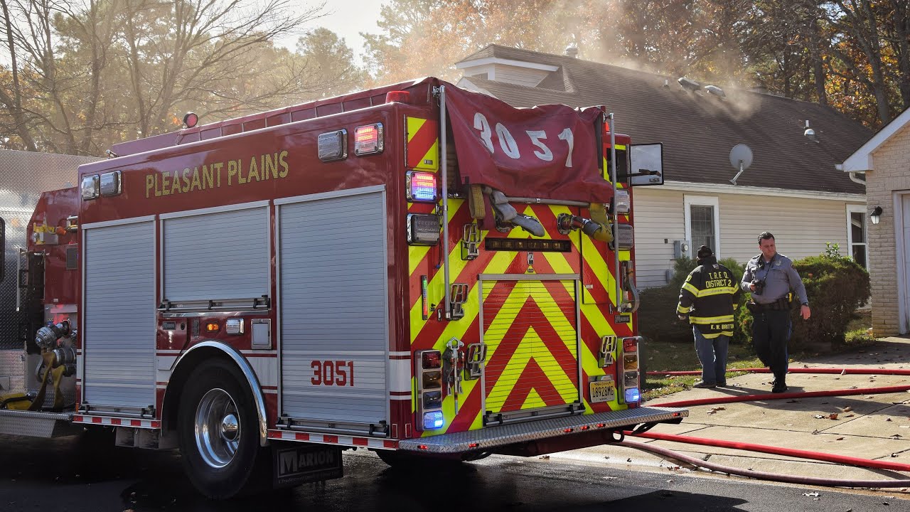 Toms River Fire Department Working House Fire 11-5-22
