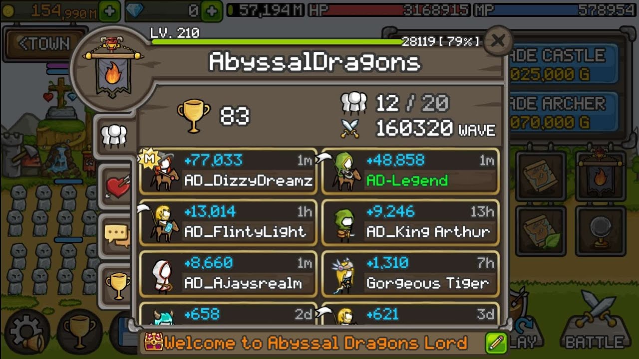 Grow Castle AbyssalDragons Guild