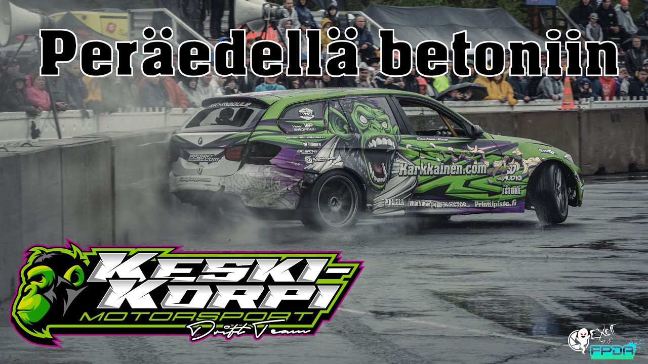 Peräedellä betoniin Seinäjoki Sm Drift, Keski-Korpi Motorsport