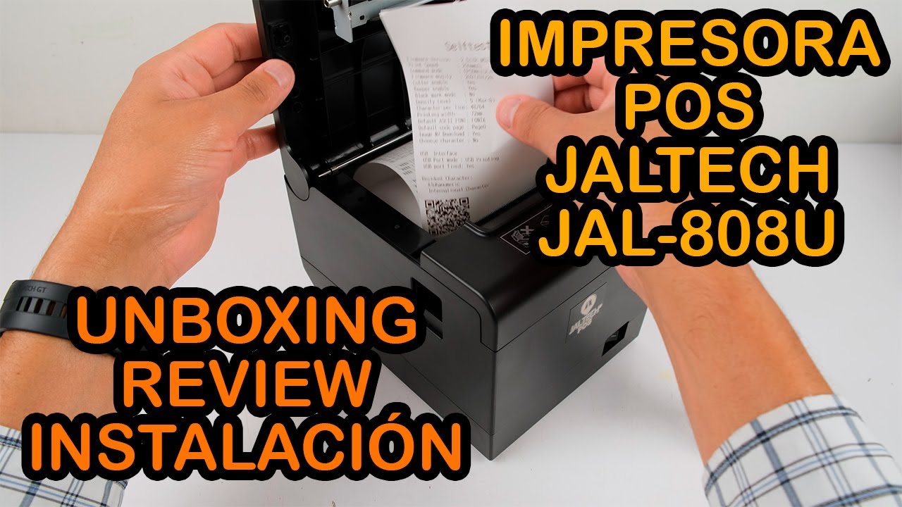 POS-принтер Jaltech JAL-808U | Распаковка📦| Обзор | Установка Windows | Тестовая печать