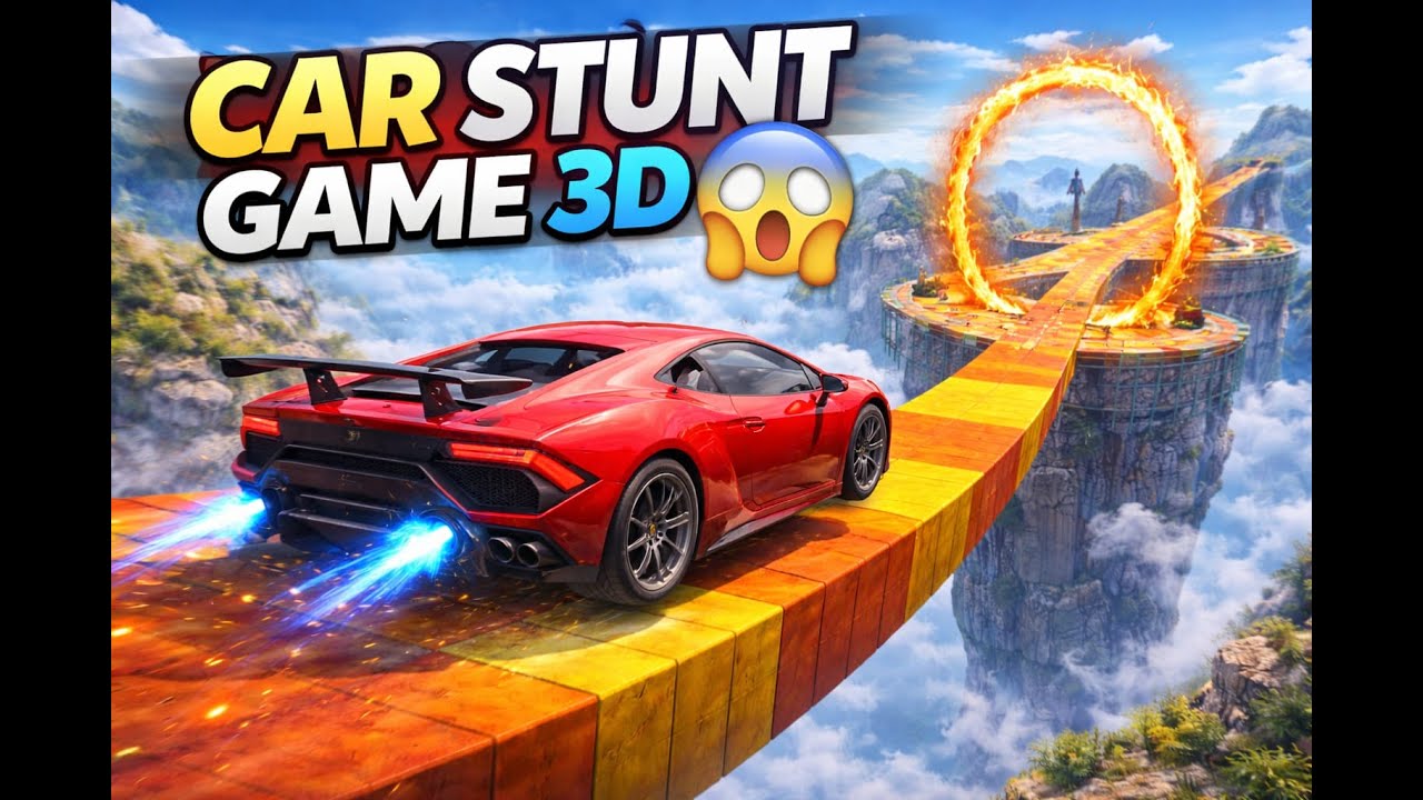 Impossible Car Stunts in 3D Game 😈 | One Mistake = Crash