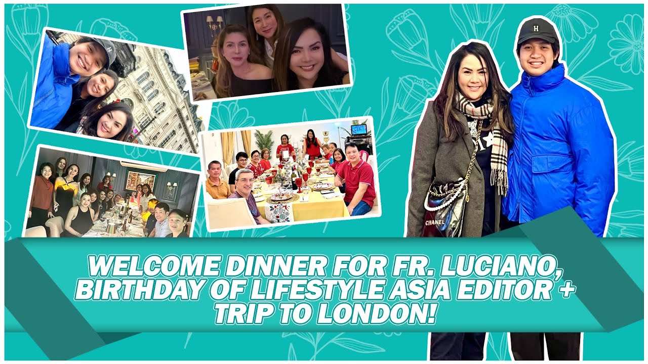 Dinner with Friends + Back in London to bond with Junno! | Tita Noreen