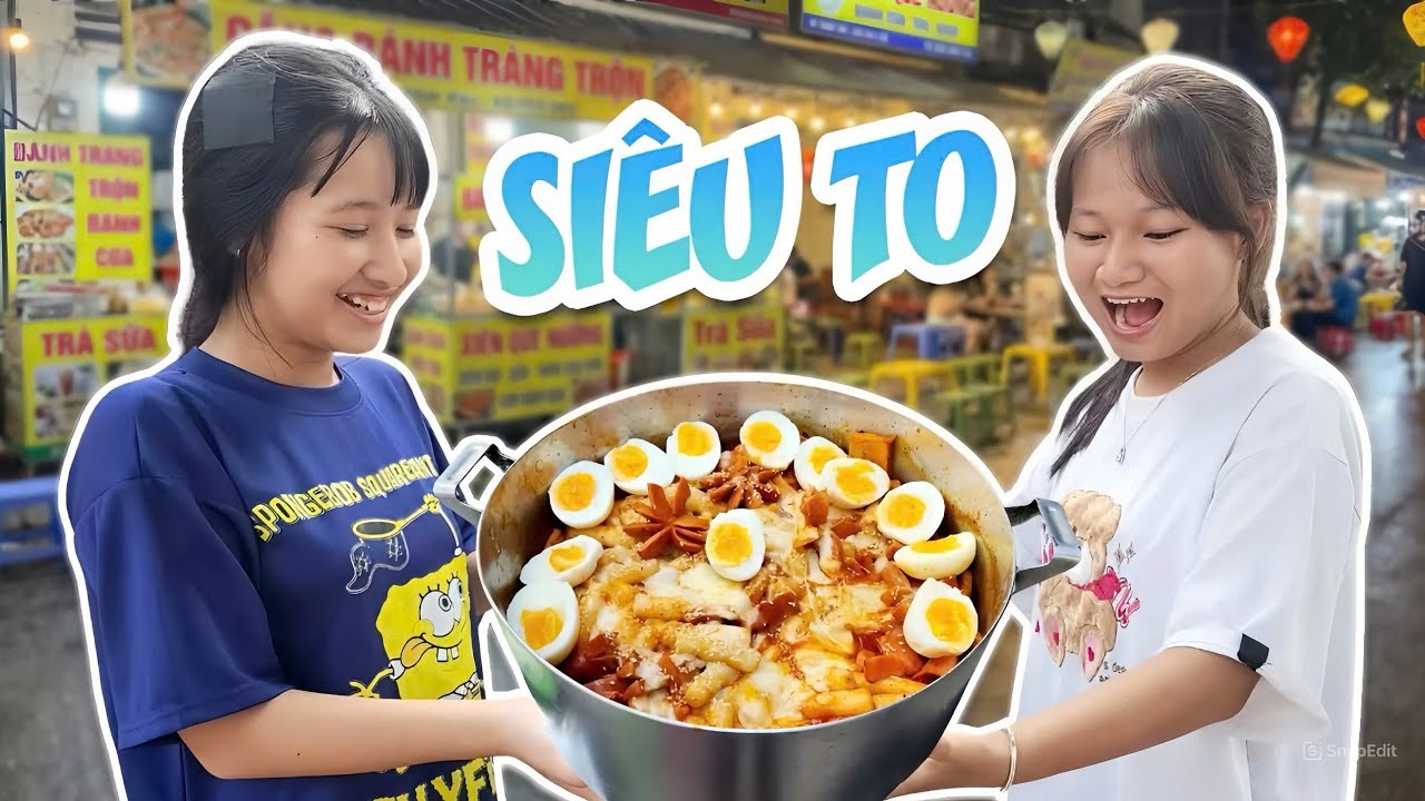 Bán Món Tokbokki Siêu Cay Khách Đông Đúc 
